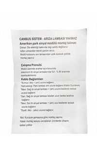 Cms Ayarlı Amerikan Park Sinyal Modülü - Yeni Nesil Garantili ürün fotoğrafı