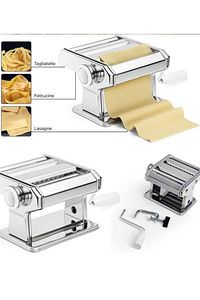 Erişte Makarna Yapma Kesme Makinesi Hamur Lazanya Spagetti Raviolli Makinesi 150 mm ürün fotoğrafı