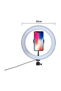 Rıng Fıll Lıght Led Selfie Halka Işık 24w 5500k Tripod Akıllı Telefon Makyaj ürün fotoğrafı