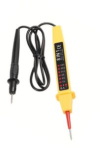 Dedektörlü Temassız Voltaj Test Cihazı + 8 In 1 Kablolu Faz Voltaj Kontrol Kalemi-ölçüm Aleti Aleti ürün fotoğrafı