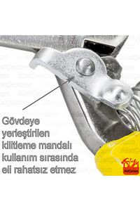 Denizli Çelik Bağ Makası Budama Bahçe Makası ürün fotoğrafı