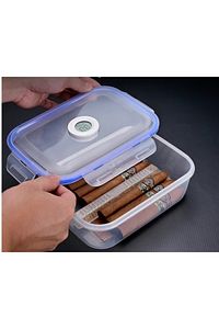 Şeffaf Humidor Puro Kutusu Akrilik 15 - 20 Puro ürün fotoğrafı