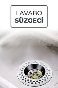 Metal 2'li Lüx Iri Delikli Lavabo Süzgeci ürün fotoğrafı