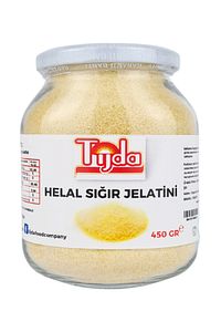 Sığır Jelatini 450 gr (%100 SAF, TOZ JELATİN) Helal Sertifikalı ürün fotoğrafı