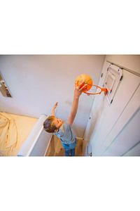 Beyaz Mini Basketbol Potası + Mini Top Hediye Ev Tipi Basketbol Potası ürün fotoğrafı