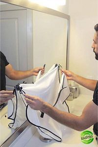 Traş Önlüğü Saç Sakal Kesme Seyahat Boy Traş Önlüğü Tıraş Örtüsü Berber Önlük ürün fotoğrafı