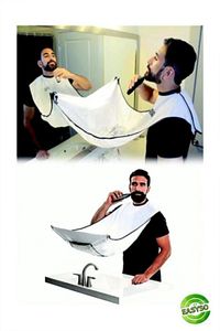 Traş Önlüğü Saç Sakal Kesme Seyahat Boy Traş Önlüğü Tıraş Örtüsü Berber Önlük ürün fotoğrafı