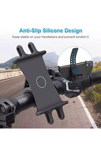 4.7-6.5 Inc Silikon Scooter, Bisiklet Telefon Tutucu ürün fotoğrafı