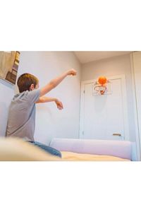 Beyaz Mini Basketbol Potası + Mini Top Hediye Ev Tipi Basketbol Potası ürün fotoğrafı