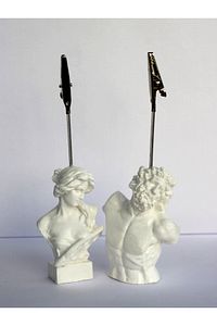 2'li Sona&laocoon Heykel Beton Not Tutacağı/fotoğraf Tutucu ürün fotoğrafı