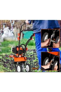 Yerli Üretim Bahçe Çim Toprak Belleme Benzinli Mini Çapalama Makinası 7.9 Hp 75cc 4 Çelik Bıçak ürün fotoğrafı