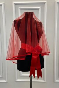 Kırmızı Biyeli Gelin Duvak Kuşak Eldiven Tam Set Kına Gecesi Düğün Nikah ürün fotoğrafı