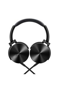 Siyah Kafa Üstü Telefon Oyun Kulaklığı Extra Bass Stereo ürün fotoğrafı