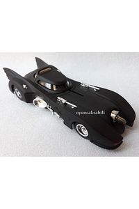 Oyuncak Batman Metal Diecast Araba Batmobil Işıklı Çekbırak Oyuncak Aracı 13,5cm ürün fotoğrafı