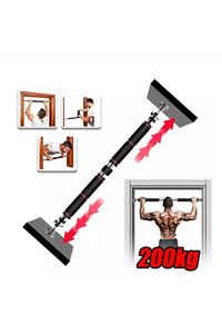 Uzun Süngerli Barfix Demiri Barfiks Çubuğu Koridor Barfiks Barı 80 - 130 Cm Arası ürün fotoğrafı