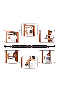 Uzun Süngerli Barfix Demiri Barfiks Çubuğu Koridor Barfiks Barı 80 - 130 Cm Arası ürün fotoğrafı