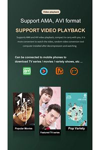 Bluetooth Mp3-mp4 Player Ses Kayıt Ve Hoparlör Çalar Fm Radyolu Şarjlı Dahili 8gb ürün fotoğrafı