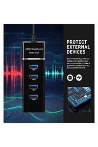 3.0 Usb Çoğaltıcı, 1.2 Metre Kablo Uzunluk Usb Çoklayıcı Hub 2 Tb Destekli ürün fotoğrafı