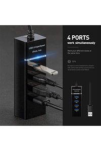 3.0 Usb Çoğaltıcı, 1.2 Metre Kablo Uzunluk Usb Çoklayıcı Hub 2 Tb Destekli ürün fotoğrafı
