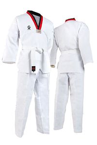 Fitilli Pum Yaka Taekwondo Elbisesi Dobok ürün fotoğrafı