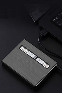 Usb Şarjlı Elektronik Ve Normal Gazlı Turbo Çakmak Sigara Muhafaza Kutusu Osmanlı Tuğra Baskılı ürün fotoğrafı
