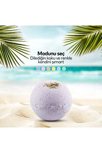 6'lı Doğal Banyo Topu 6x80 Gr. Orta Boy Banyo Bombası Tüm Esanslar/nem Terapi Topu ürün fotoğrafı