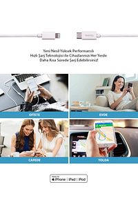Orjinal Iphone Hızlı Şarj Aleti 20w Adaptör+kablo Tüm Iphone Modellerine Uyumlu Apple Mfi Lisanslı ürün fotoğrafı
