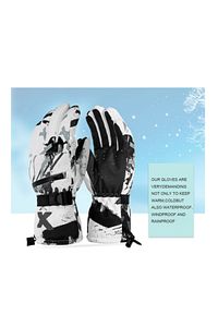 Unisex Ultralight Su Geçirmez Dokunmatik Kayak Snowboard Eldiveni ürün fotoğrafı