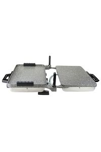 Turbo Granit Grill (INOX) Granit Pan Dahil - Silex Bazlama Lahmacun Pizza Izgara Tost Makinesi ürün fotoğrafı