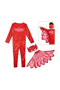 Baykuş Kız Kostümü-kırmızı Owlette Kostümü ürün fotoğrafı