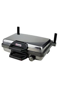 Turbo Granit Grill (INOX) Granit Pan Dahil - Silex Bazlama Lahmacun Pizza Izgara Tost Makinesi ürün fotoğrafı