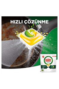 Hepsi Bir Arada Bulaşık Makinesi Deterjanı Kapsülü/tableti 140 Yıkama Limon Kokulu ürün fotoğrafı