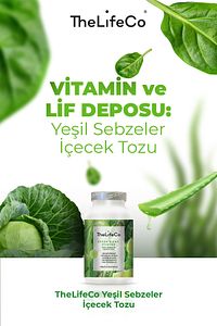 Yeşil Sebzeler Içecek Tozu 180 G (vegan, Detoks, Kilo Kontrol Desteği Desteği) ürün fotoğrafı