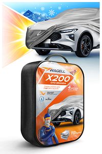 Sedan Araçlar Ile Uyumlu X200 Araba Brandası Miflonlu Branda Oto Çadır Örtü ürün fotoğrafı