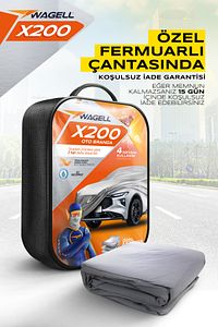 Sedan Araçlar Ile Uyumlu X200 Araba Brandası Miflonlu Branda Oto Çadır Örtü ürün fotoğrafı