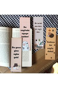 Ayıcık Temalı Sevimli Kitap Ayraçları 4’lü ürün fotoğrafı
