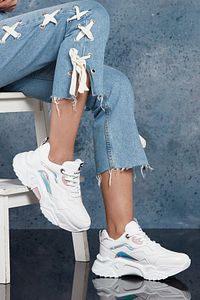 Kadın Beyaz Pudra Sneaker ürün fotoğrafı
