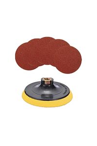 18 Parça Spiral Avuç Taşlama Cırt Zımpara Ahşap Inox Metal Mermer Kesici Kesme Flap Disk ürün fotoğrafı