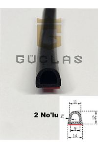 Bantlı D Fitil - Bantlı Kapı Fitili - 2 Nolu Fitili ürün fotoğrafı