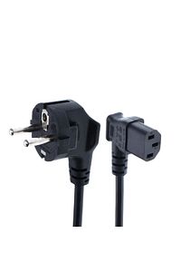 1.8 Metre L Uçlu Power Güç Kablosu C13 Iec Enerji Kablosu 1.8m 90 Derece Sol Açılı Elektrik Kablosu ürün fotoğrafı