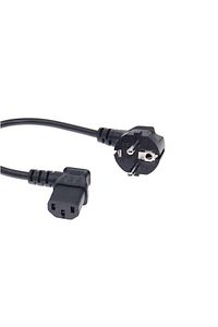 1.8 Metre L Uçlu Power Güç Kablosu C13 Iec Enerji Kablosu 1.8m 90 Derece Sol Açılı Elektrik Kablosu ürün fotoğrafı
