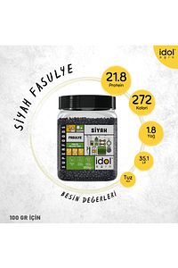 Siyah Fasulye - 950 gr - Superfoods - Yüksek Protein Lif, Iri Ince Kabuklu Tane ürün fotoğrafı
