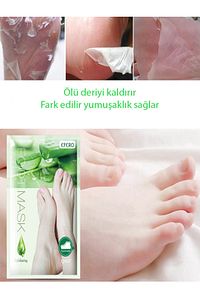 Aleovera Efero Ayak Soyucu Çorap Ölü Derileri Soyan Ayak Çorabı Peeling Maskesi ürün fotoğrafı