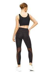 Kadın Fermuar Detaylı Siyah Büstiyer / Spor Büstiyer ürün fotoğrafı
