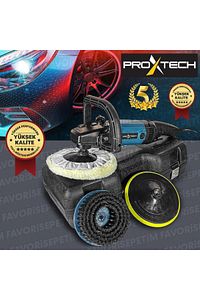 Proxtech Profesyonel 6 Kademeli Devirli Koltuk Yıkama Zımpara Pasta Cila Polisaj Makinesi ürün fotoğrafı