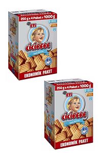 Cicibebe Bebek Bisküvisi 1000 g x 2 Adet ürün fotoğrafı