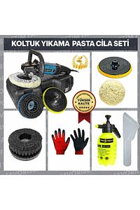 Proxtech Profesyonel 6 Kademeli Devirli Koltuk Yıkama Zımpara Pasta Cila Polisaj Makinesi ürün fotoğrafı