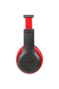 P47 Extra Bass Wireless Bluetooth Kulaklık 5.0+edr Fm Radyo Kırmızı ürün fotoğrafı
