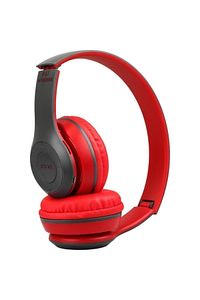 P47 Extra Bass Wireless Bluetooth Kulaklık 5.0+edr Fm Radyo Kırmızı ürün fotoğrafı