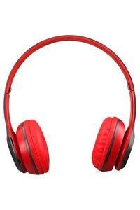 P47 Extra Bass Wireless Bluetooth Kulaklık 5.0+edr Fm Radyo Kırmızı ürün fotoğrafı